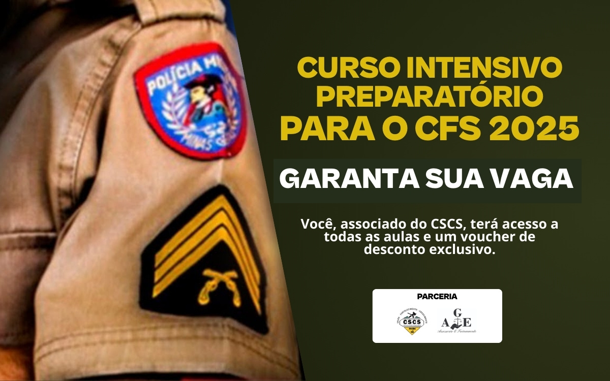 Pré-Venda: Curso Intensivo Preparatório CFS 2025